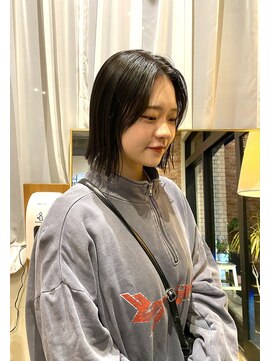 ルアナ ヘアメイク(Luana hair make) 切りっぱなしボブ