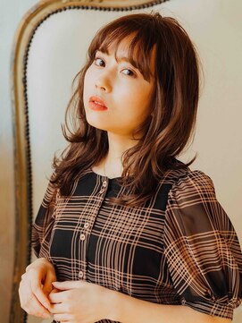 アンシェリ バイ フラミューム 戸塚店(Ancheri by flammeum) ミディアムフェミニンレイヤー【戸塚】【踊場】【東戸塚】