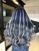 ラピス 大宮(Lapis)&nbsp;＊ネイビーブルー×シールハイライト