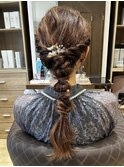 【RENA】編み下ろしヘアアレンジ