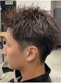 スパイキーショート/ジェットモヒカン/ショートバング/men's
