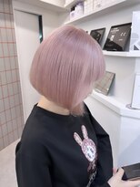 ペレ 渋谷(PELE) イメチェン/ホワイトブロンド/外ハネボブ/ワイドバング/渋谷