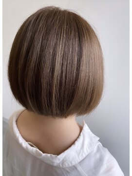 エヌプラス ヘアー(N+ hair) オリーブベージュ　ボブ