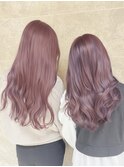 ピンクカラー　ラベンダーカラー　ピンクラベンダー