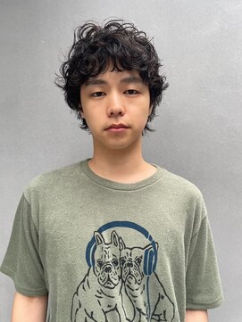 薬院【honen】薬院大通メンズカットスパイラルパーマ眉毛men's