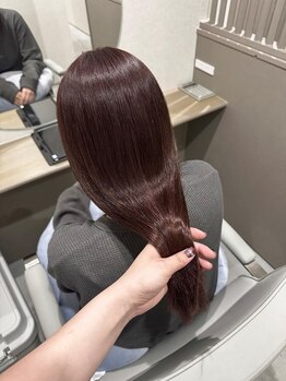 ビーリアン(B-LIEN)の写真/ダメージレス＆ナチュラル感を重視した最新縮毛矯正。前髪や顔周りのみの部分縮毛矯正も人気！［橿原］
