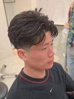 ラピス 名古屋駅前店(Lapis)&nbsp;海外センターパート/スリックバック/海外ヘア