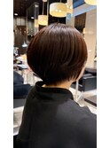 小顔見え×抜け感ショートボブ