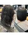 ティティ エッジ(Titi edge)&nbsp;癖が強くお困りの方でも縮毛矯正で綺麗にする事はできます！