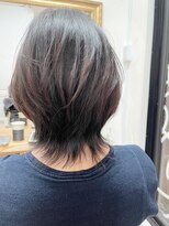 ミッシェル アフロート(michelle afloat)&nbsp;すきバサミを使わず軽くする☆3Dカーブのミディアムウルフ