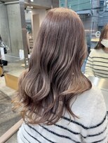 サンクマーケット 渋谷(cinq MARKET) 渋谷ブリーチカラー顔周りレイヤーボブアッシュベージュ30代40代