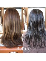 リンイチマルサン(Lin.103)&nbsp;美髪矯正【髪質改善ストレート】ビフォー×アフター