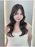 ◯ オリーブグレー/韓国/レイヤーカット/髪質改善/縮毛矯正/札幌