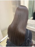 ≪髪質改善トリートメント≫透明感カラー