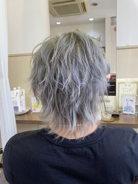 コアフィールフィス(COIFFURE fils) 新規お得クーポンあり【見附　今町】メンズハイトーンヘア