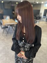 ナンバー(number+)&nbsp;髪質再生トリートメント × ボルドーブラウン