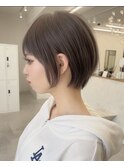 オリーブグレー/クラゲヘアー/ココアベージュ/くびれショート