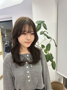 ビビディ バビディ ブー 河原町三条店(Bibbidi.bobbidi.boo) ブリーチなしダブルカラー×顔周りレイヤー