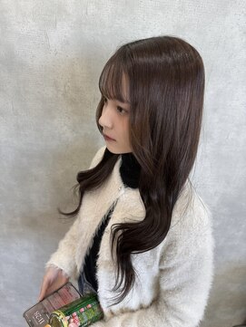 ベル(belle) レイヤーカット/エクステ/暖色カラー[天文館]