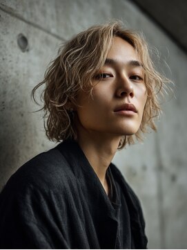 チェレ ロッソ 金剛店(Chere rosso) 前髪長めで大人っぽ韓国センターパート