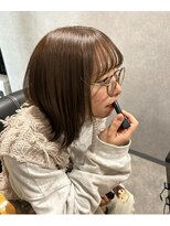 ダリー 新さっぽろ店(Dali) 顔周りレイヤー×オリーブカラー