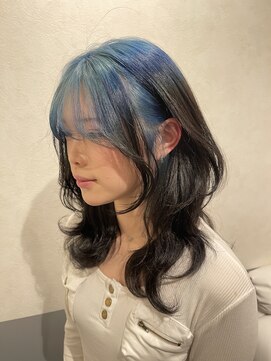 バンブーグラスセカンド(Bamboo grass second) ブルーのルーツカラー