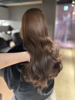 ペレ 原宿(PELE)&nbsp;ダークパープルナチュラルショート夏のヘアアレンジ原宿