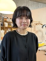 マルソー&nbsp;岡山ボブパーマ顔まわりレイヤーカット髪質改善トリートメント