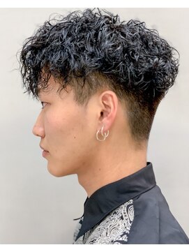 テトヘアー(teto hair) short［刈り上げ・ツーブロック・黒髪・ツイストスパイラル］