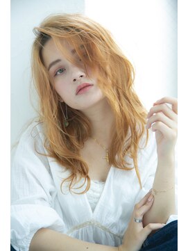 ミエル ヘア 新宿(miel hair) 【miel hair新宿】かき上げ大人のグロスミディー