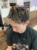 ヘアークリアー 草加 バレイヤージュアップバング