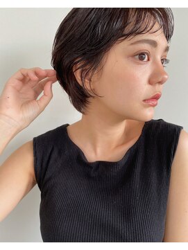 イルフレール(ill frere) マッシュショート 耳かけ ブラウン系 つや 梅田 中津