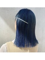 ハル ヘアスタジオ(haRu hair studio)&nbsp;2021夏ネイビーブルー