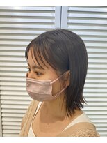 エイト 沖縄豊崎店(EIGHT toyosaki) お客様スナップ ぱつんと束感ボブ