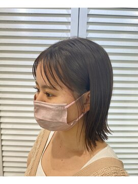 エイト 沖縄豊崎店(EIGHT toyosaki) お客様スナップ ぱつんと束感ボブ