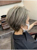 くびれショートグレージュ_ココアブラウンセシルカット_61