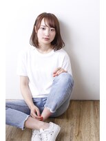 エニー(ENi) ミディアムヘア/暗めカラー/グランマッシュ/辻堂