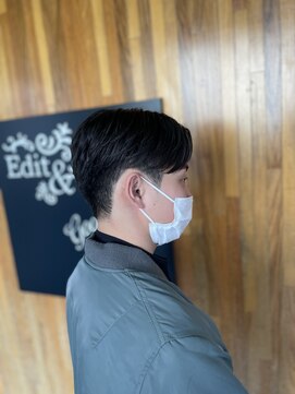 グッドマン バーバーショップ リョクチ(goodman barbar shop RYOKUCHI) メンズカット/センターパート/メンズパーマ/毛流れパーマ