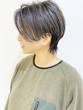 モリオフロムロンドン 松戸店(Morio from London) 【松戸　ムラマツ】大人マッシュウルフショートボブグレー