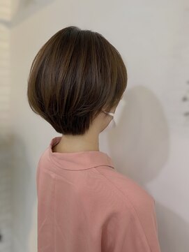 ヘアープロデュース ラピセット 松山(Lapset) 20代30代大人可愛いエアリーボブラベンダーベージュ透明感