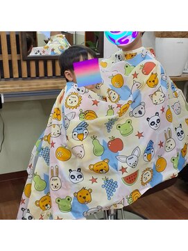 ビリーフイヴ(belief eve) 抱っこカットで【パパとお揃い】ツーブロック★