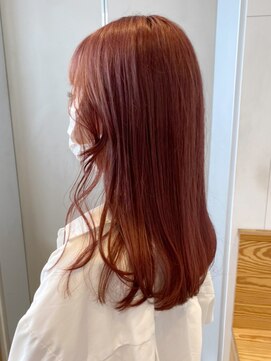 アイティー バイ アルバム 中野店(IT by ALBUM) ピンクオレンジ_大人ガーリーチョコレートプリカール_ba413781