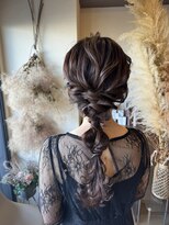 ヘアクリエイションソウル(Hair creation Sowl)&nbsp;【Sowl】ルーズなタイト編みアレンジ