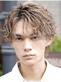 ハイライトカラーツイストスパイラルパーマ