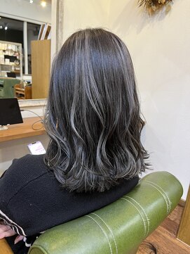 ブランチ(branch) コントラストハイライト 弘前 透明感カラー 髪質改善