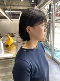 横顔も可愛い柔らかいミニボブ◎蔵前