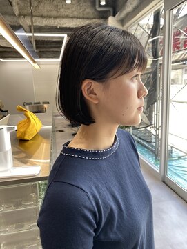 ベンジー 蔵前ii店(benji) 横顔も可愛い柔らかいミニボブ◎蔵前