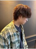 波巻きパーマ