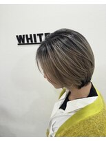 アンダーバーホワイト 阪神西宮店(_WHITE)&nbsp;シャドールーツ　ショートヘア