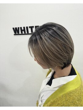 アンダーバーホワイト 阪神西宮店(_WHITE) シャドールーツ　ショートヘア